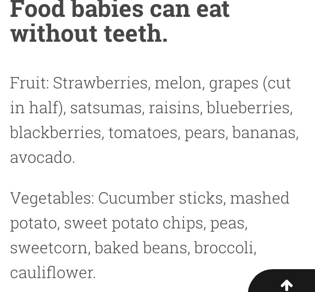 40+ Foods Your Baby Can Eat Before They Get Teeth 👶💚