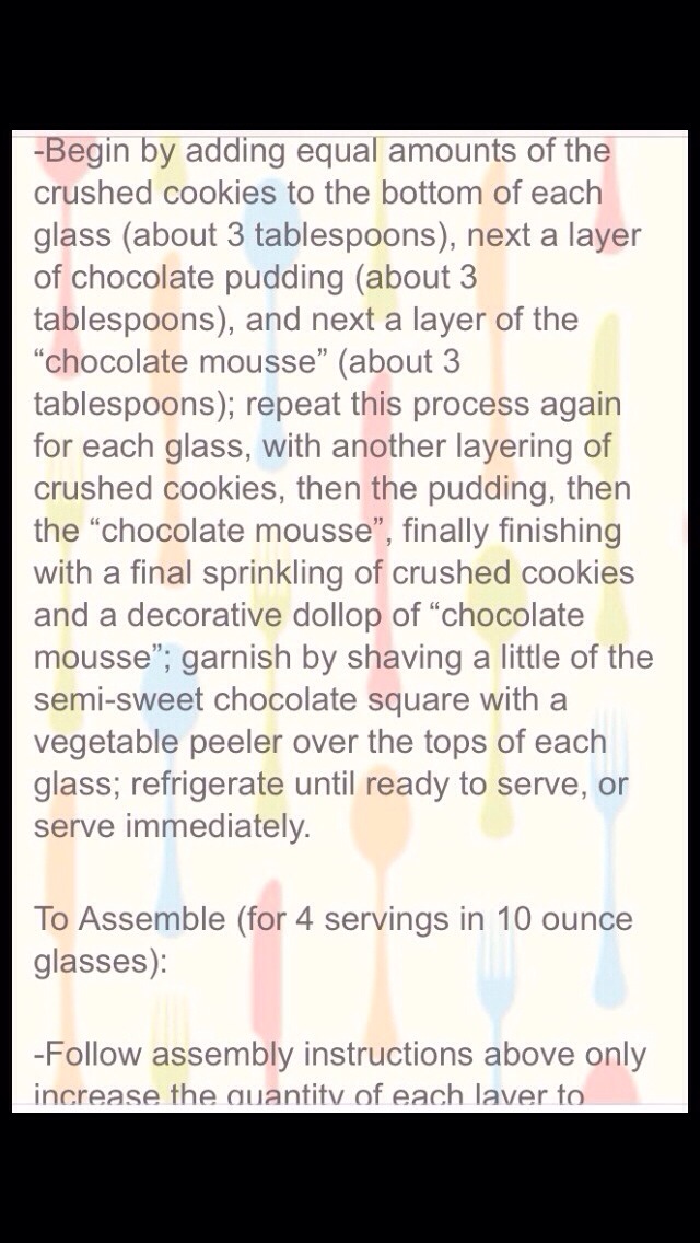 Oreo Chocolate Mousse