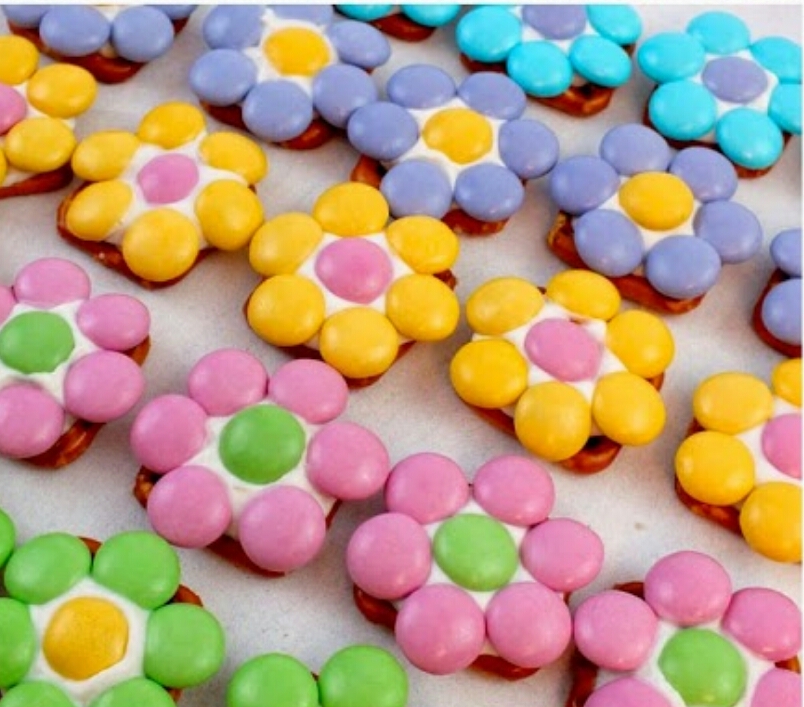 Flower Pretzel Bites!!!