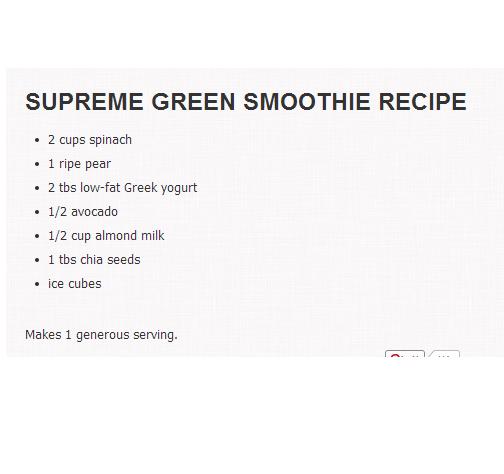 Supreme Green Smoothie – How To Make A Green Smoothie Taste Awesome