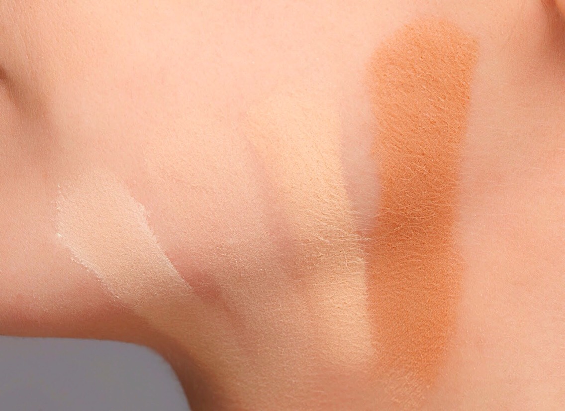 Second mistake: testing your foundation on your jaw. 😩