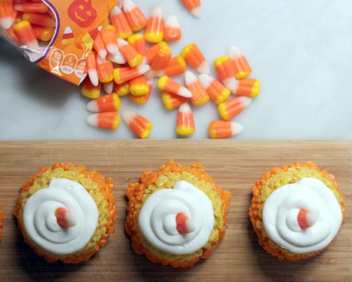 Candy Corn” Rice Krispies