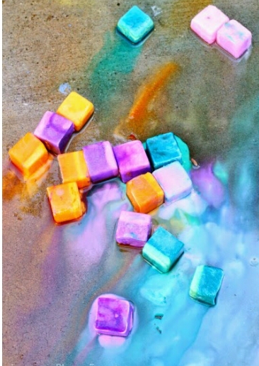 Erupting  Ice Chalk!!!