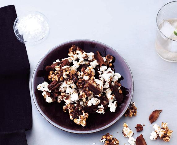 A Large Box Filled with Maple Bacon Popcorn - Or any desired flavour