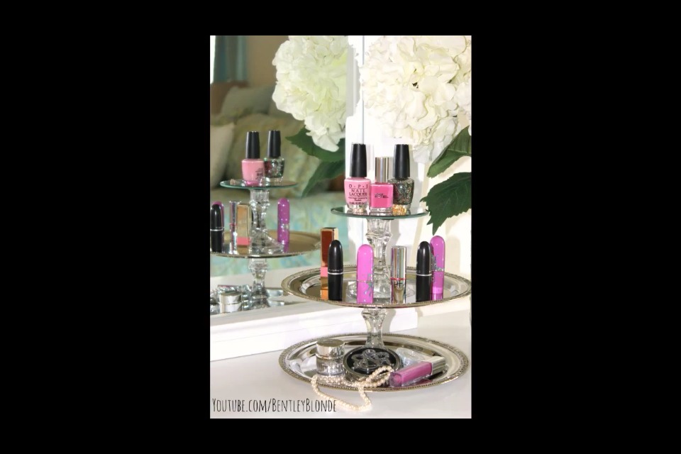 "DIY Cute & Cheap Makeup and Jewelry Organizer"