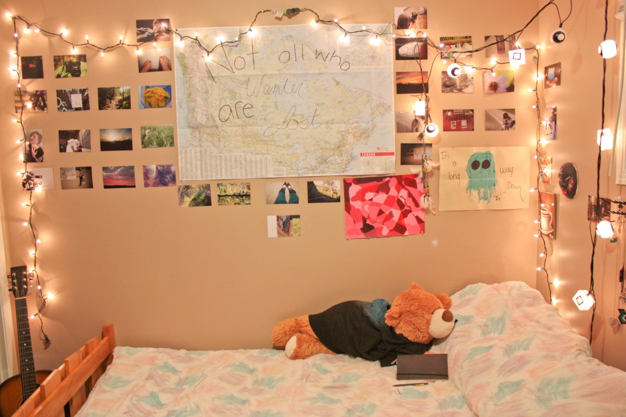 Fairy lights 
$6.49
Cloths pin to hang pictures on lights 
$4.12