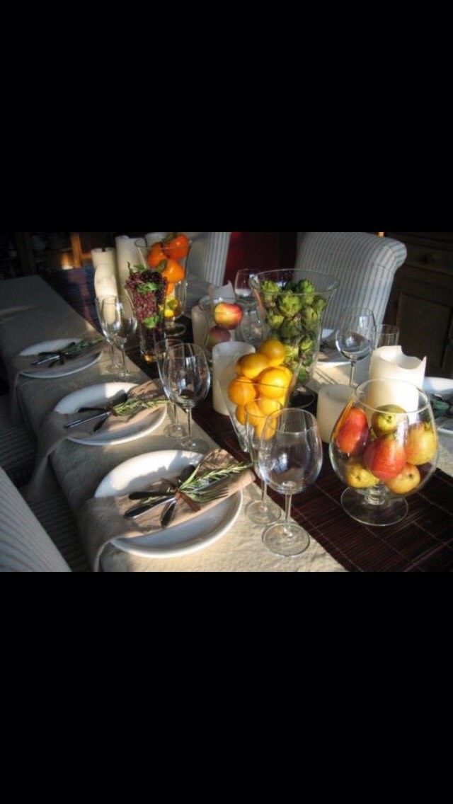 Thanksgiving Dinner Table