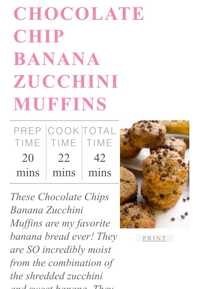 AMAZING Healthy Chocolate Chip Banana Zucchini Vegan, Oil-Free, Muffins!