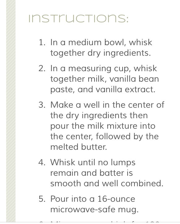 Very Vanilla Mug Cake 💕 So Moist And Delicious- And Easy!!