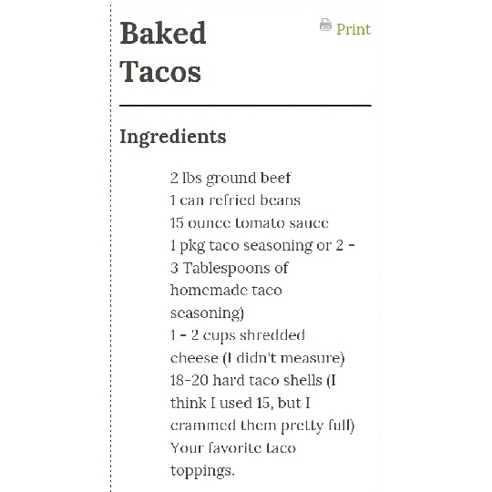 Bakes Tacos! 