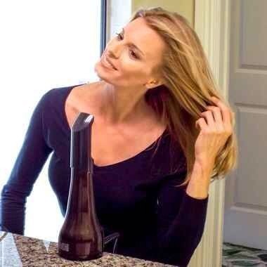 Pressed for time in the morning to blow dry your hair? SWIPE to find out the website to get this hands free blow dryer!