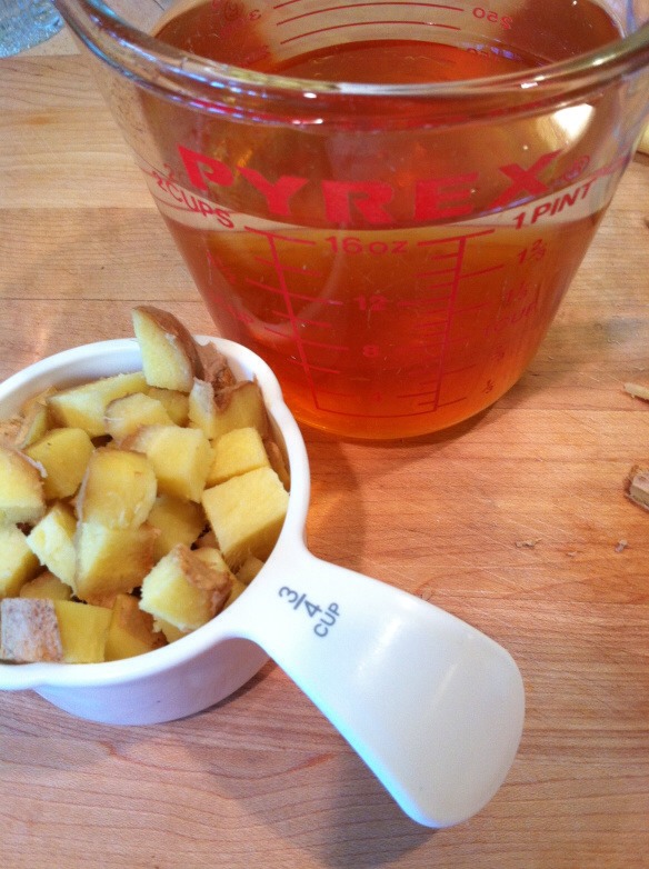 1. Measure the honey in a 2-cup Pyrex cup and add water to make 2 cups.