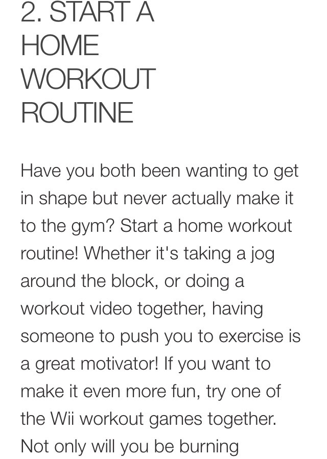calories, but you'll most likely have a blast laughing together trying to follow the routines.
