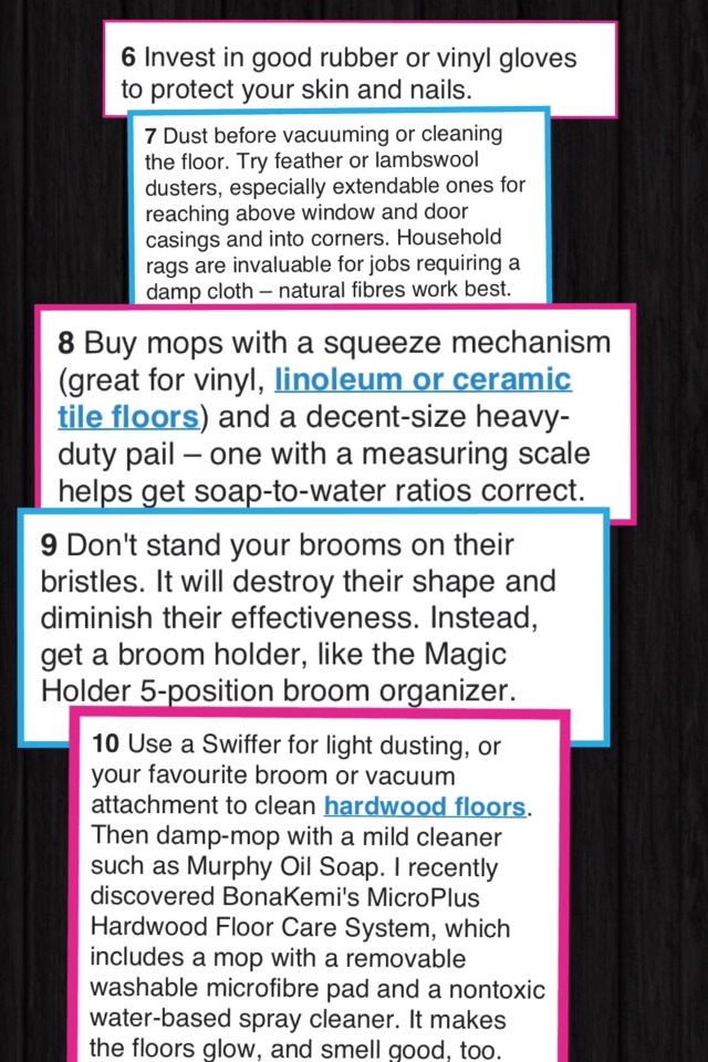 10 Spring Cleaning Tips