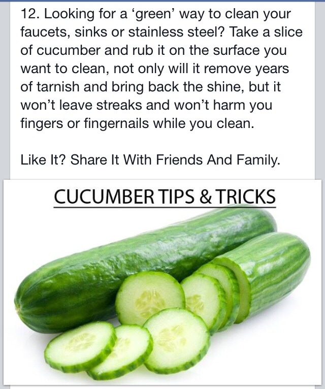 Cucumber Tips An Tricks ✨✨👌✨