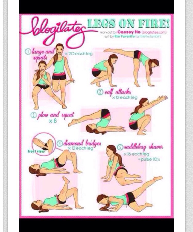 Legs-Once a week