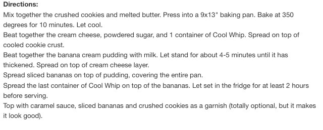Easy Banana Cream Pie 