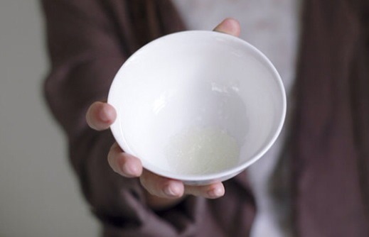 Use Sugar, Olive Oil and Honey! Evenly distribute these ingredients in a small bowl