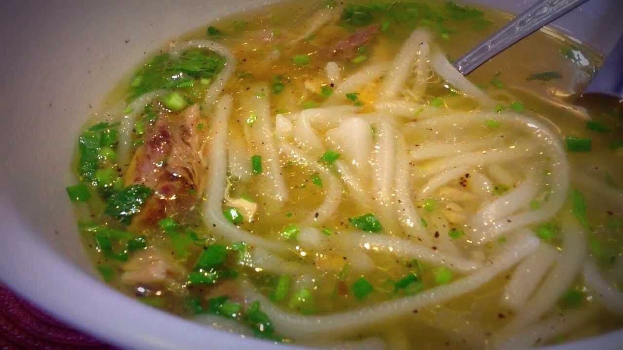 Add beef paste and garlic pepper to flavor it.  Along with green onion and cilantro. 