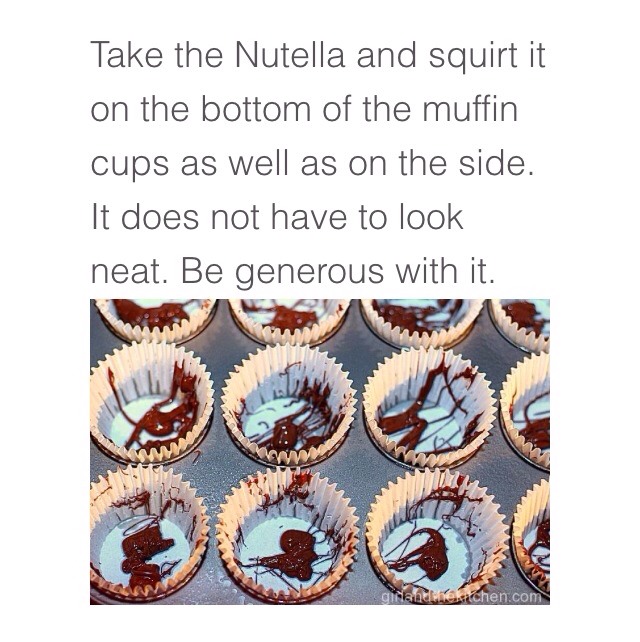 Nutella & Cheesecake Swirl Muffins