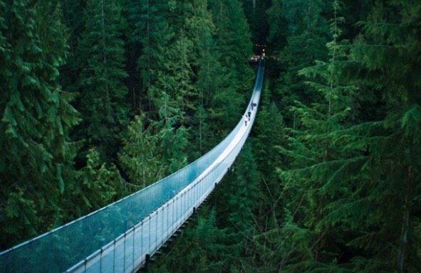 Capilano Suspension Bridge, Vancouver, British Columbia 