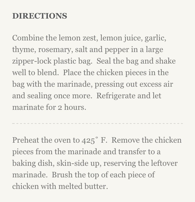 Lemon Chicken Recipe 