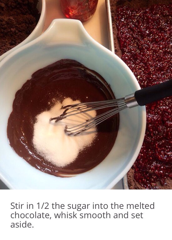 Midnight Chocolate Raspberry Cream Cheese Bars