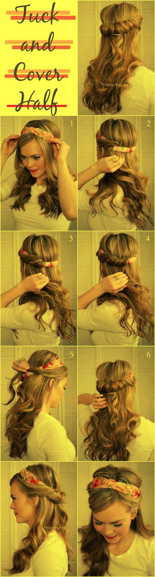 7. Or do the tuck and cover.