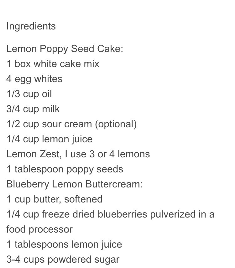Blueberry Lemon Poppyseed Cupcakes.