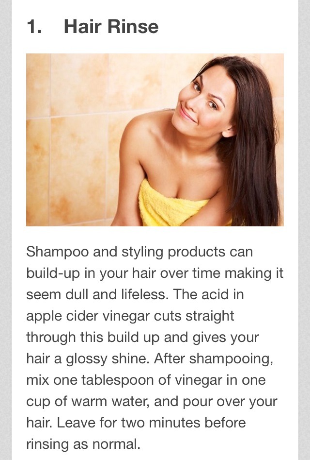 Beauty Tips For Using Apple Cider Vinegar!!🍥💜🍥💜