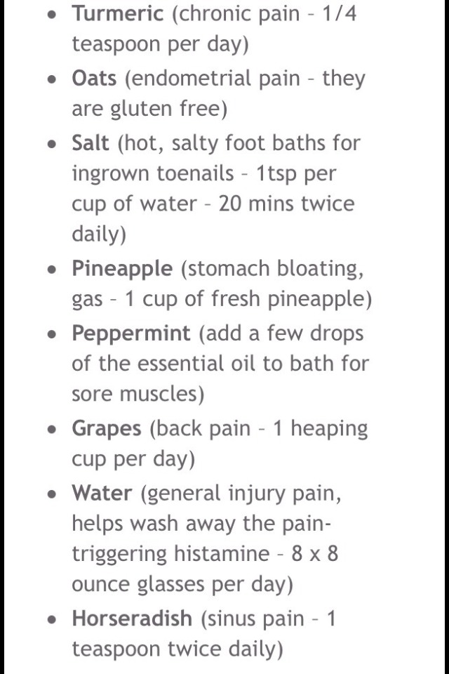 Top 20 Natural Pain Killers In Your Kitchen 