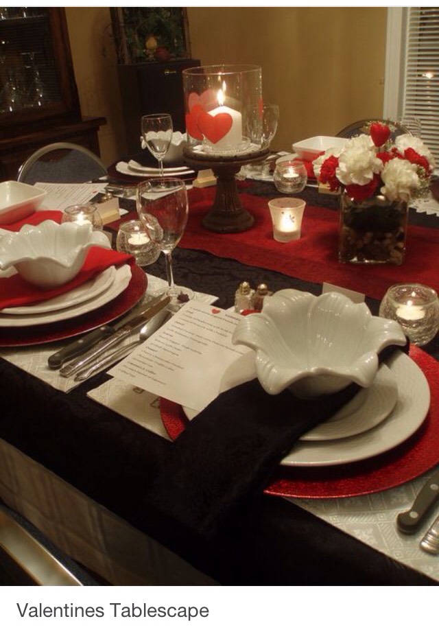 Valentines Table Decor