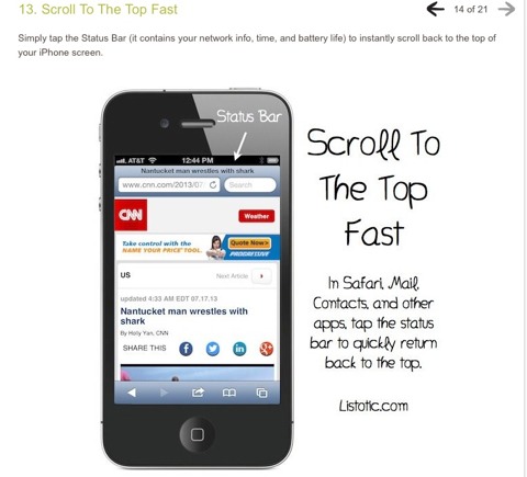 20 Awesome iPhone Tips And Tricks.