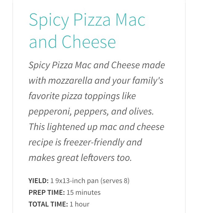 Spicy Pizza Mac And Cheese 