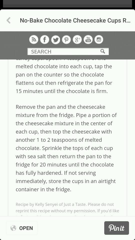 🌟No bake Cheesecake filled chocolate bites🌟