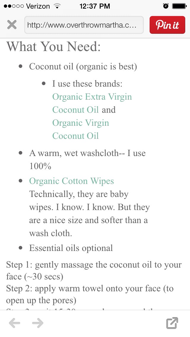 Coconut Oil Benefits And Face Washing Tip 