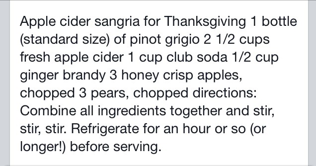Apple Cider Sangria