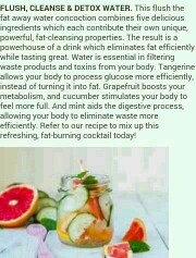 5 Fat Flush Water Recipes!