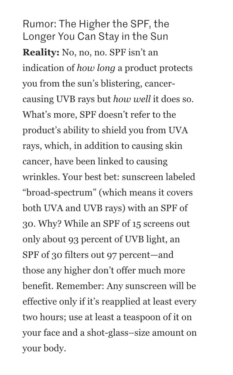✨Skin Care Facts And Myths✨