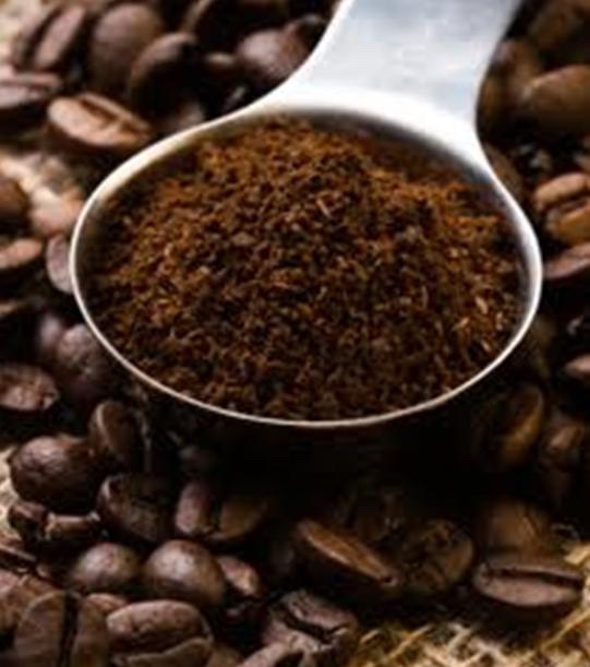 First you will need 1 cup of coffee grounds