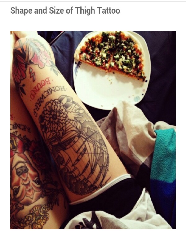 Sexy Thigh Tattoos And Designs For Women! 