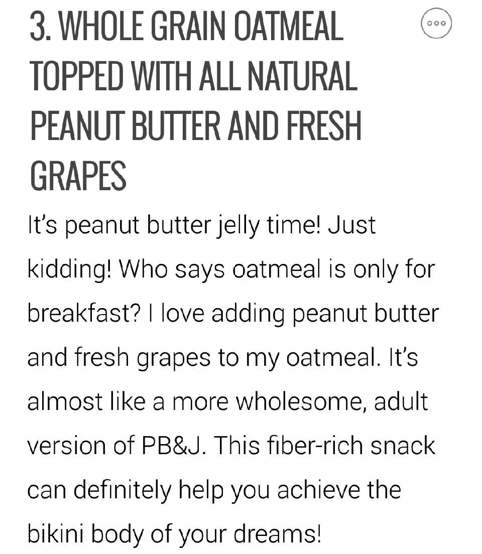 If You Want A Bikini Body, Here's the Snacks You Should be Eating!