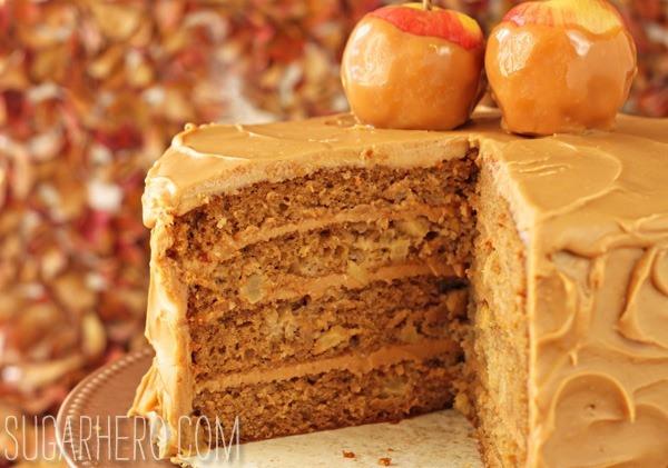 Apple Caramel Cake  