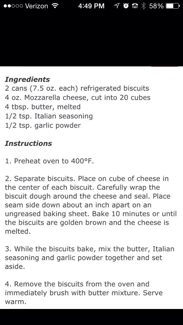 Delicious Garlic and Herb Cheese Bombs!!😍