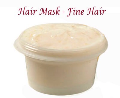 Fine Hair: If you have thin hair, banana and egg work wonders. Banana the nature’s best remedies for the hair, while the egg contains protein that will add volume, and strengthen to your hair.

Mash half a banana with 1 egg and a tbsp of lemon juice.