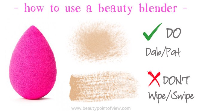 How To: Use A Beauty Blender