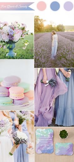 Rose Quartz + Serenity Wedding Inspiration #PantoneContest