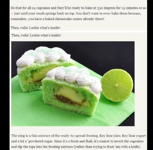 Amazing Cupcakes Recipes....and Easy No Baked Bars.....
