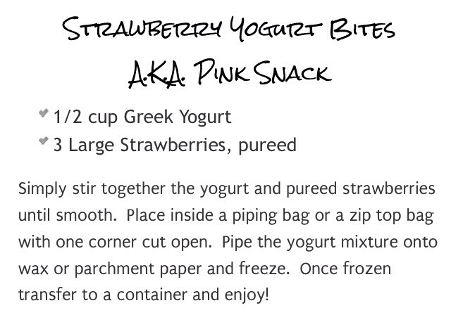Strawberry Yogurt Bites--Great Healthy Snack!
