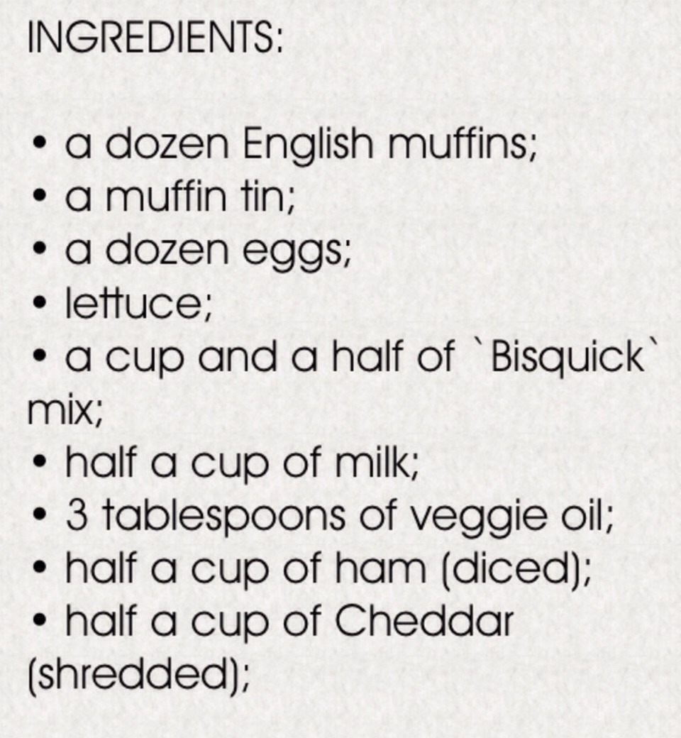 Delicious Breakfast Egg English Muffin